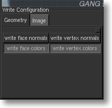 Write Configuration Panel